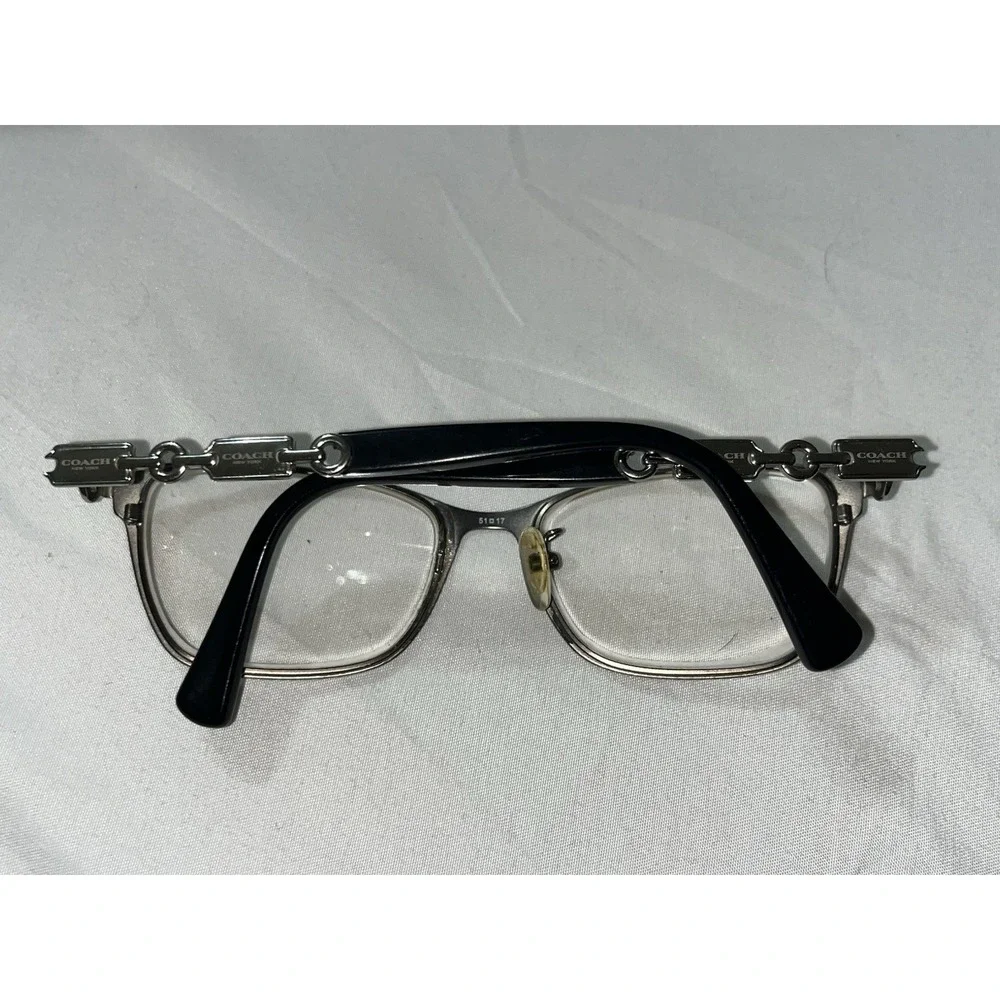 Coach Eyeglasses HC5065 9017 Dark Silver Metal Black 51-17 135 *Frames Only*
